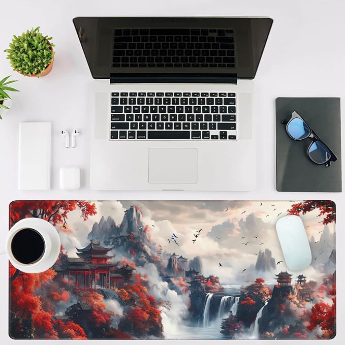 Mouse Pad Large Chinese-Style Landscape Painting Non-Slip Gaming Desk Mat - Image 2