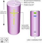 Ultimate Ears MEGABOOM 4 Portable Waterproof Bluetooth Speaker, 360-Degree Sound - Image 5