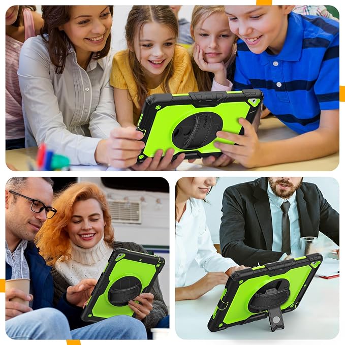 Timecity for iPad Air 3/ Pro 10.5 Inch Case, 360° Rotating Stand, Pencil Holder - Image 9