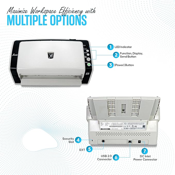 FI-6130 Fujitisu Document Scanner ADF - Image 4