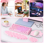 Cloud Wrist Rest for Computer Keyboard, 4-in-1 Memory Foam Leather Cloud - Image 6