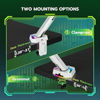 ARES WING RGB Single Monitor Arm Desk Mount - Image 7