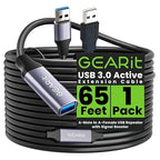 GEARit USB 3.0 Active Extension Cable A-Male to A-Female USB Repeater by GEARit