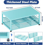 OPNICE Desk Organizers and Accessories, 2-Tier Computer Monitor Stand Riser - Image 2
