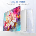 May Chen for New MacBook Pro 13 Case 2022 2020 Release, Plastic Crystal Hard - Image 9