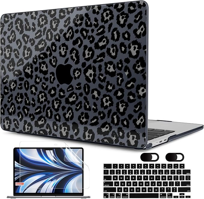 MEEgoodo Case for M4/M3/M2 MacBook Air 13.6 inch Case 2025 2024 2022, Fit Model by MEEgoodo