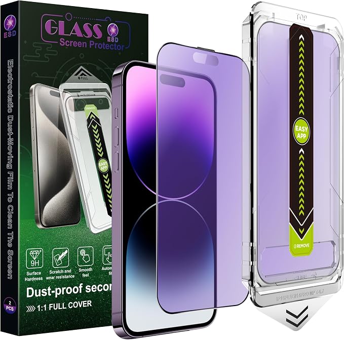9H Tempered Glass, Anti-Glare, Full Coverage, Anti-Fingerprint, Auto Dust by SYSHANGYAN