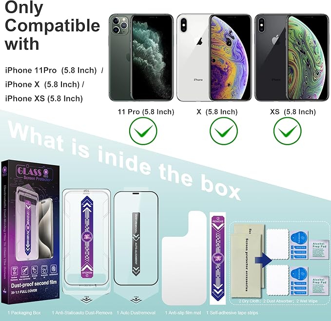 2 Pack Screen Protector Tempered Glass - Image 2