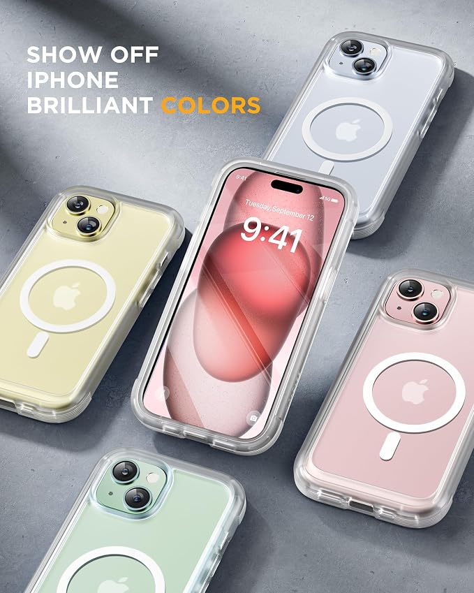 Miracase Magnetic for iPhone 15 Plus Case 6.7'' Full-Body 15 Plus Phone Case - Image 7