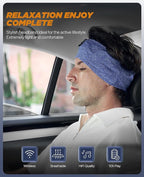 Perytong Bluetooth Headband Headphones, Sleep Headphones Bluetooth - Image 5