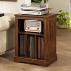 Farmhouse Record Player Stand, 3 Tier End Table, Turntable Stand by RowyPoey