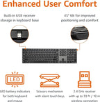 Amazon Basics Ultra Premium Wireless Keyboard and Mouse Combo - Image 3