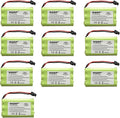 HQRP 10-Pack Cordless Phone Battery Compatible by HQRP