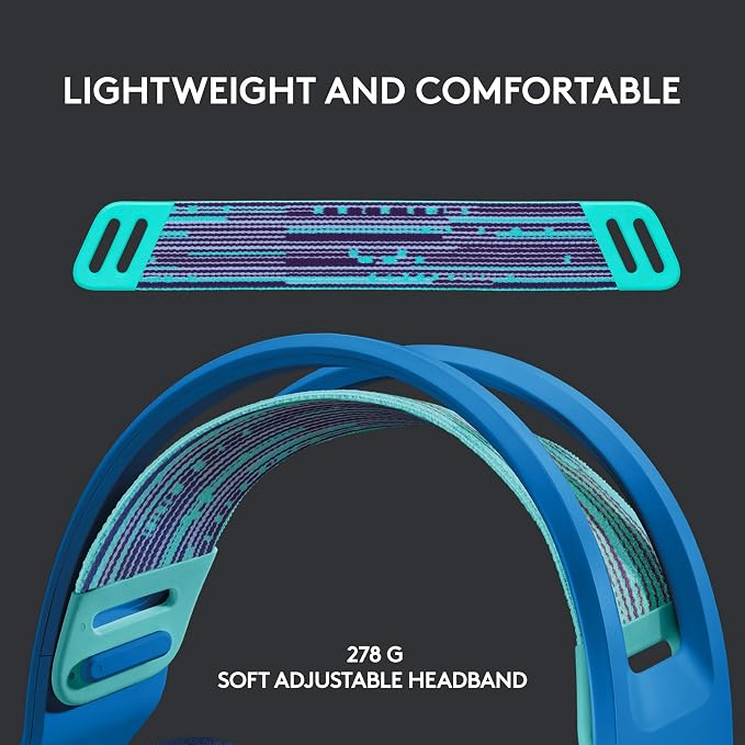 Logitech G733 Lightspeed Wireless Gaming Headset, Suspension Headband, - Image 2
