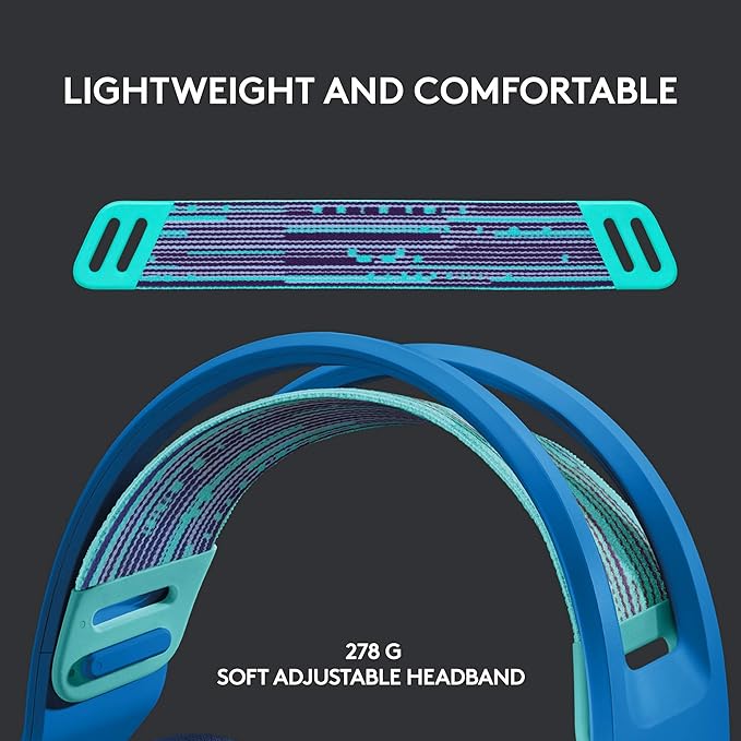 Logitech G733 Lightspeed Wireless Gaming Headset + Litra Beam LX Premium - Image 4