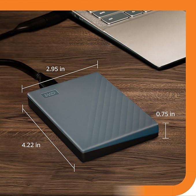 WD 4TB My Passport Portable Hard Drive, Works - Image 2