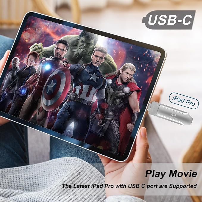Photo-Stick-iPhone-16-Thumb-Drive 256GB Flash-Drive-iPhone-15-Photo-Storage - Image 5