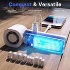 Personal Handheld Fan, Portable 3-in-1 High-Speed Turbo Fan - Image 4