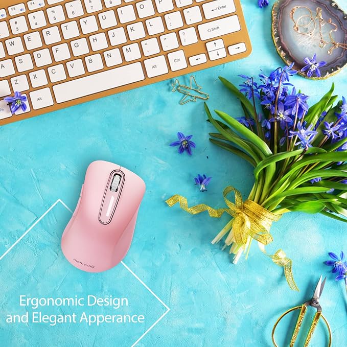 memzuoix 2.4G Wireless Mouse, 1400 DPI Mobile Optical Cordless Mouse - Image 3