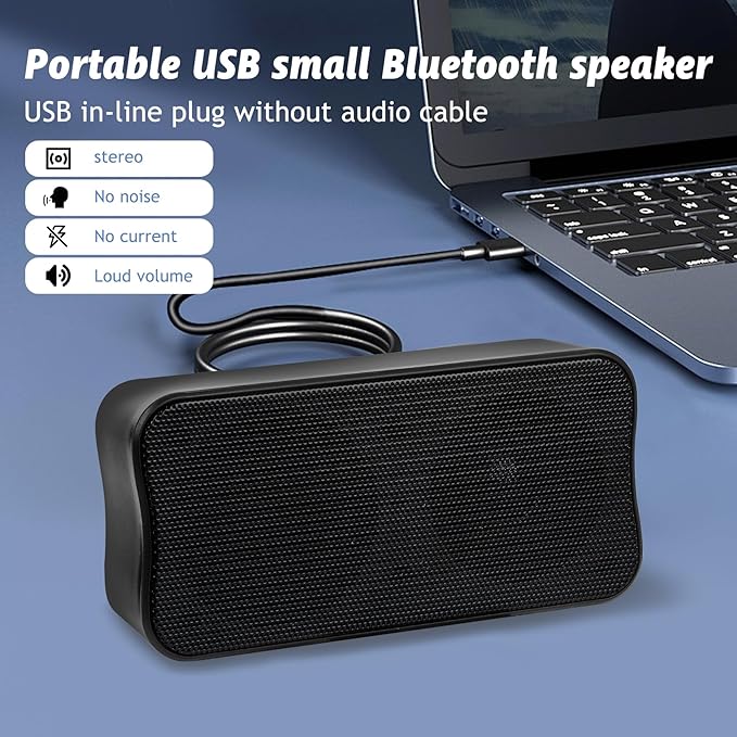 USB Small Computer Speaker Bar, USB Mini Computer Speakers, Laptop Speaker - Image 2