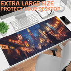 Mouse Pad Large Bustling Street in Tokyo Non-Slip Gaming Desk Mat - Image 6