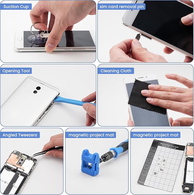 Precision Screwdriver Set, Flexible Shaft, Strong Magnetic Design - Image 4