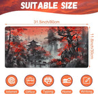 Desk Mat, Ink Painting Large Gaming Mouse Pad - Image 2