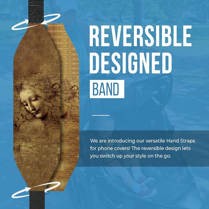 Customizable Universal Phone Grip Strap | Reversible Phone Hand Strap - Image 2