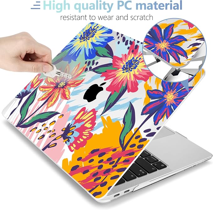 MEEgoodo for MacBook Air 13.3 inch Case 2021 2020 2019 2018 A2337 M1 A2179 A1932 - Image 3