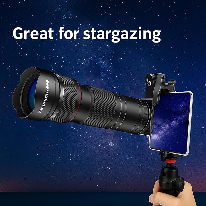 28X Telephoto Lens for iPhone Android Phones, 2-in-1 Mobile Phone Camera Lens - Image 6