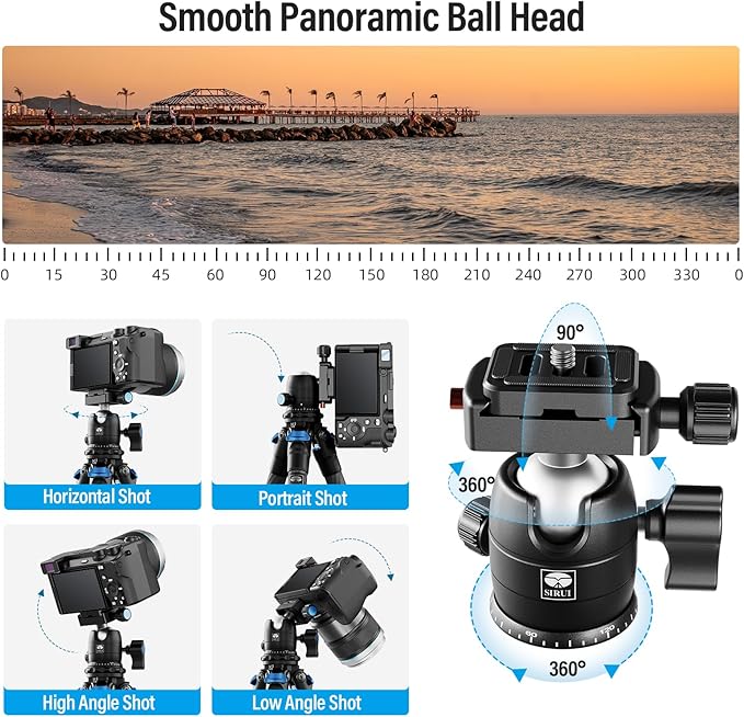 SIRUI Carbon Fiber Travel Tripod - Image 6