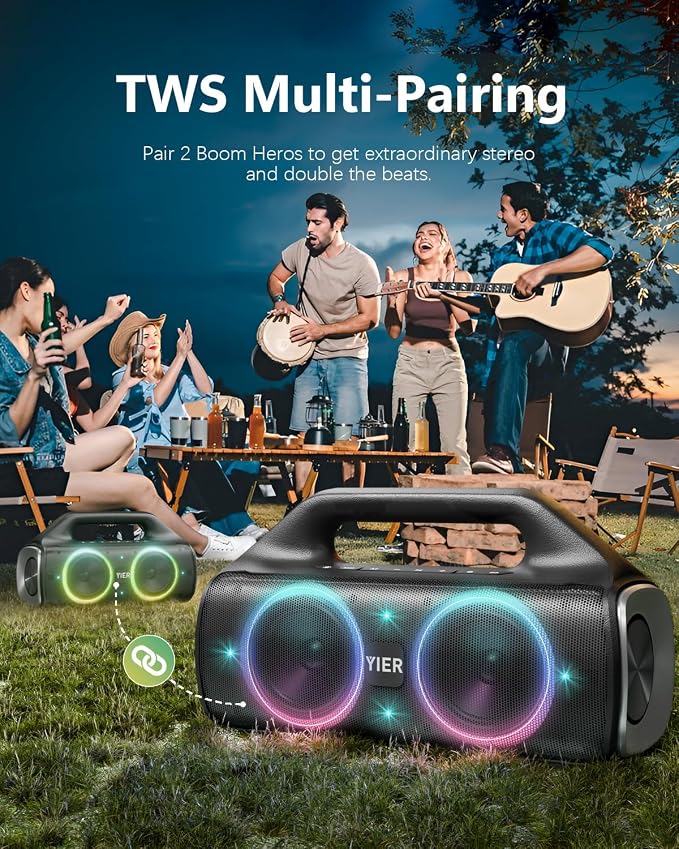 Speakers, 80w Portable Wireless Speaker - Image 5