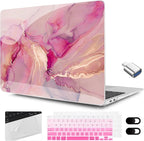 MEEgoodo for MacBook Air 13.3 inch Case 2021 2020 2019 2018 A2337 M1 A2179 A1932 by MEEgoodo