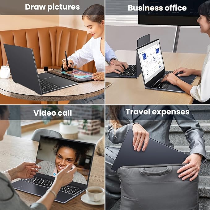 17.6 inch Student-Laptop Computer, 2025 16GB RAM 384GB SSD Expandable 512GB - Image 8