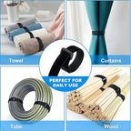 64ft 1.5 Inch Wide Cable Straps, Jumpso Adjustable Fastening Hook and Loop - Image 5