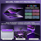 Transparent Case with Keyboard for iPad Air 13 Inch, iPad Pro 12.9 Inch - Image 7