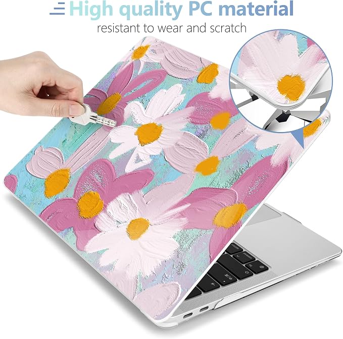 MEEgoodo for MacBook Air 13 inch Case 2021 2020 2019 2018 Released A2337 M1 - Image 3