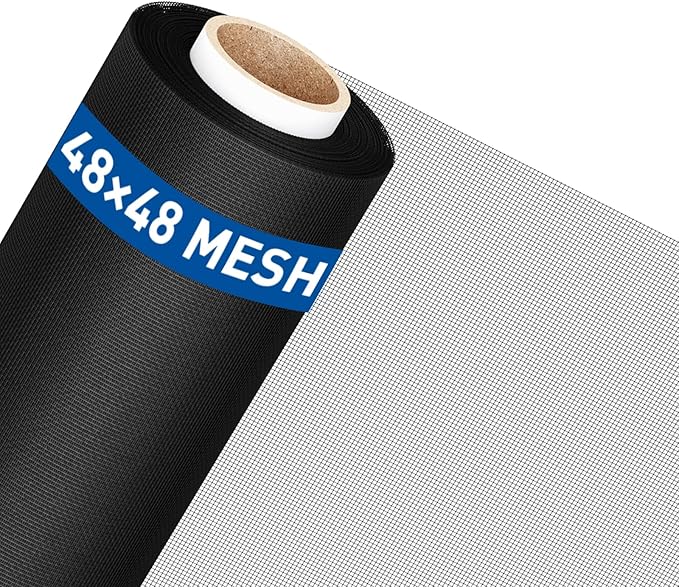 MAGZO Window Screen Replacement Mesh Roll, 37.4in × 16.4ft Upgraded Density by MAGZO