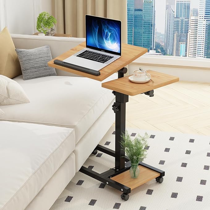 TigerDad Mobile Adjustable Height Laptop Stand PC Computer Portable Notebook by TigerDad