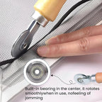 4 in 1 Screen Repair Kit, Screen Roller Tool Kit Inlcuded Metal/Nylon Screen - Image 7