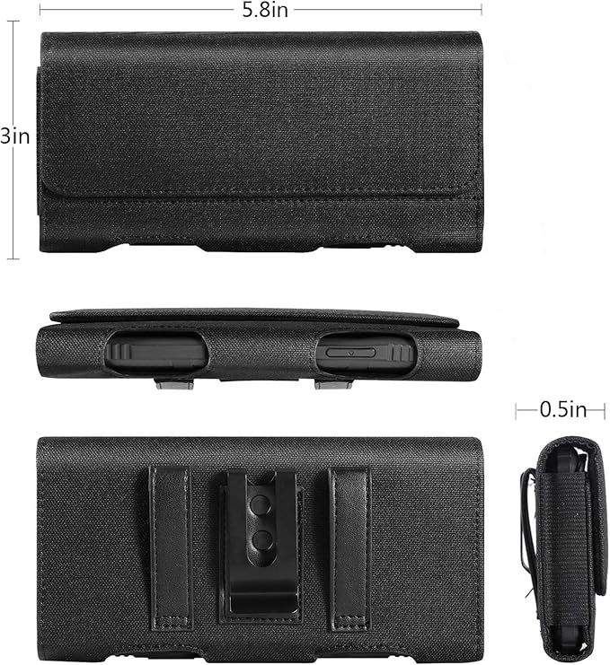 BECPLT Compatible with iPhone 13 Mini 12 Mini SE2 8 7 6 6s Holster Case - Image 5