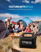 Portable Bluetooth Speaker - 80W Peak Loud Speakers - Image 8
