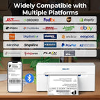 Nelko Bluetooth Thermal Shipping Label Printer, Wireless 4x6 Shipping Label - Image 5