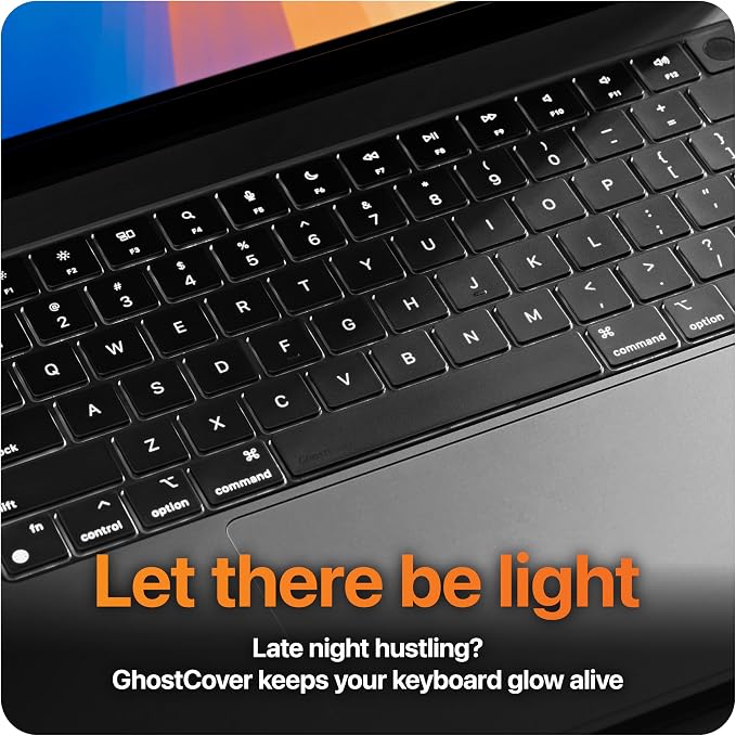 GhostCover Original Premium Ultra Thin Keyboard Cover Protector, Compatible - Image 5