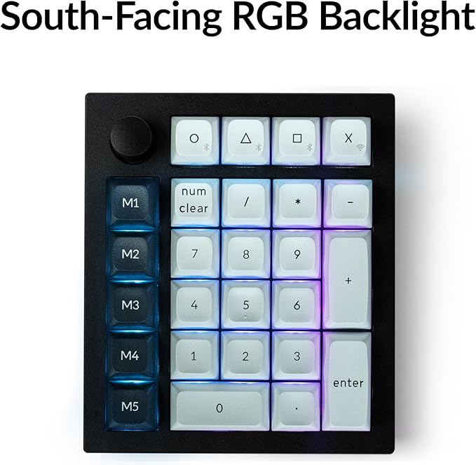 Keychron Q0 Max Wireless Custom Mechanical Numpad, 2.4 GHz/Bluetooth 5.1/Wired - Image 6