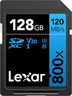 Lexar High-Performance 800x 128GB SDXC UHS-I Memory Card, Full-HD & 4K Video by Lexar