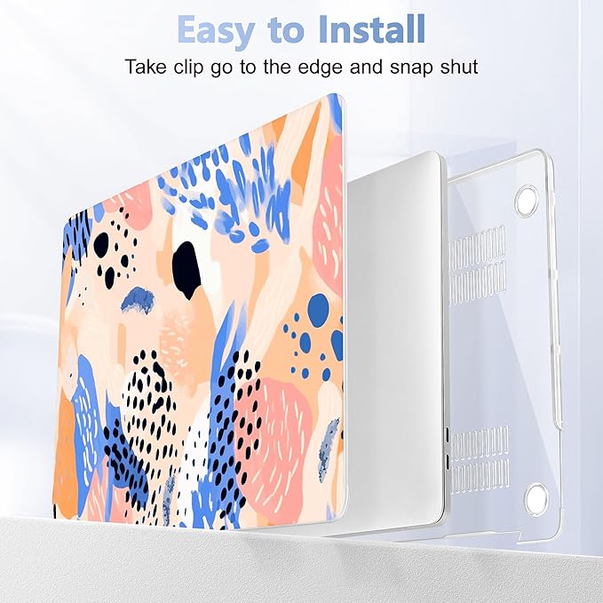 May Chen for New MacBook Pro 13 Case 2022 2020 Release, Plastic Crystal Hard - Image 9