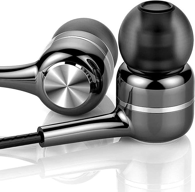 YNR 4 Pairs Wired Earbuds with Microphone & Volume Control, in Ear Earphones - Image 3