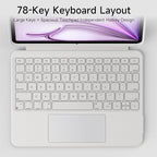 HOU iPad Air 11 Case with Keyboard Detachable Rotatable Magnetic Full - Image 5