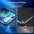 ESR 3 Pack for iPhone 12, iPhone 12 Pro Screen Protector, HD Clear Tempered - Image 8